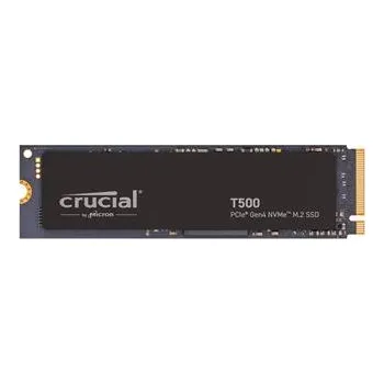 Pevný disk Crucial T500/1TB/SSD/M.2 NVMe/Černá/Heatsink/5R