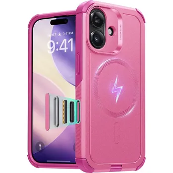 Pouzdro na mobilní telefon ESR - Cyber Halolock - iPhone 17 - růžová
