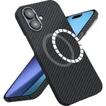Techsuit - MagSafe z aramidových vláken - iPhone 17 - černý