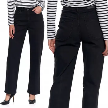 Dámské džíny DÁMSKÉ DŽÍNY Moraj Džínové Kalhoty Vysoký Pas Široké Nohavice - XL