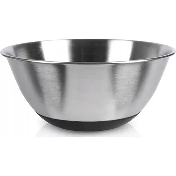 Nerezová kuchyňská mísa s protiskluzovou podložkou pro míchání, hluboká