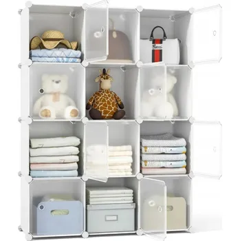 Šatní skříň Skříň HÖGLER HOGLER SKŘÍŇ 109 x 144 x 37 cm bezbarvá, bílá