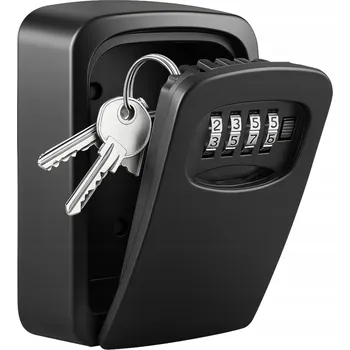 Železářství Skříňka na klíče RETOO s mechanickým číselným zámkem, černá