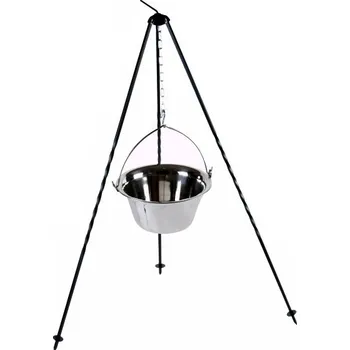 Outdoor vaření Souprava trojnožka 1 m + kotlík nerez 10 l