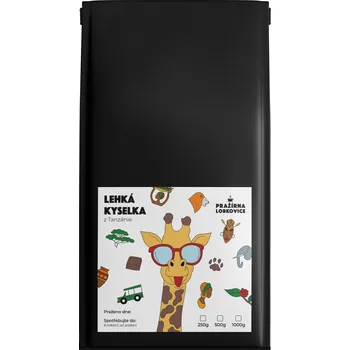 Pražírna Lobkovice LEHKÁ KYSELKA z Tanzánie zrnková káva Hmotnost: 250g