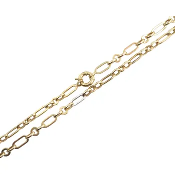 Řetízek Zlatý řetízek z bílého a žlutého zlata, 60 cm, 10,47 g, Au 585