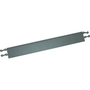 Venkovní dlažba FATRA Plastová lišta rovná, tmavě šedá 380x50 mm