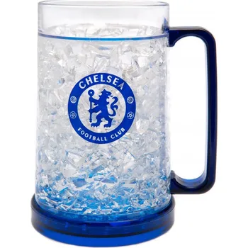 Sklenice Chelsea FC Chladící půllitr Chelsea FC, modrý, plast, 420 ml