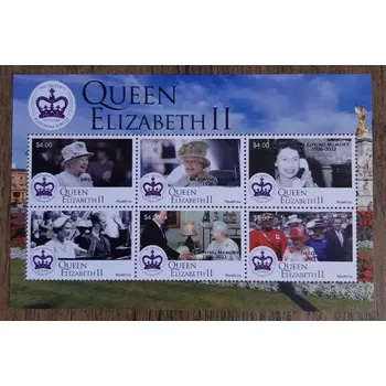 Poštovní známka TONGA - NIUAFO´OU ** aršík, QEII., smuteční, Memory, r. 2022