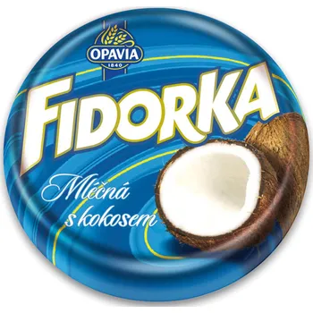 Opavia Fidorka Mléčná s kokosem 30g cena za kartonové balení (Kartonové balení : 30 ks)