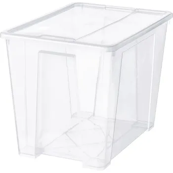 Úložný box Úložný box IKEA s víkem průhledný 65 l