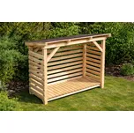 Dřevník 2 - dřevěný materiál, CNC opracování