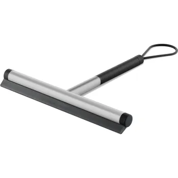 Drogerie ZACK Krátká koupelnová stěrka JAZ, kartáčovaná nerez