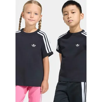 Dětské bavlněné tričko adidas Originals KD3309 černá 99X, vel. 122