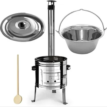 kotlíky Kotlíkový set Párty Echo 0,8 nerez LUX 31 cm 6 L