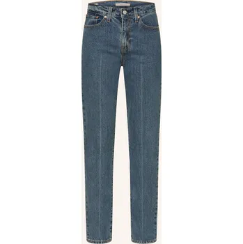 Dámské džíny Levi's® Dámské Rovné Džíny Wedgie Slim, 08 dark indigo - flat...