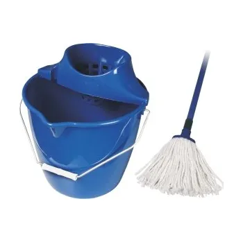 mop Spokar Cotton úklidová souprava, kbelík, ždímač, mop, 1 sada