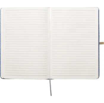 Zápisník FILATO A5 zápisník z recyklované bavlny - Barva Modrá