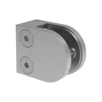 Zábradlí Hahn Steel Držák skla 35x29mm pro rovnou pochu, model 28 – nerez AISI 304, broušený