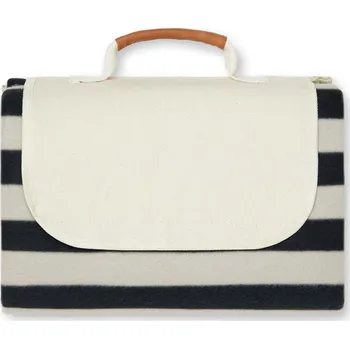 Pikniková deka Střední pikniková deka VINGA Alba z GRS RPET - Barva Černá