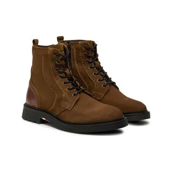 Dámská obuv Kozačky Tommy Hilfiger FM0FM05105 Hnědá 43