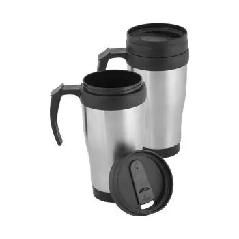 Termohrnek Kovový termohrnek 450 ml - Barva stříbrná