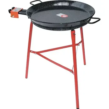 Vařič Set hořák M60 Paella 60 cm tři okruhy, stojan a pánev smalt 70 cm