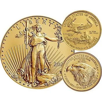 Zlatá mince 5 USD American Eagle 1/10 Oz