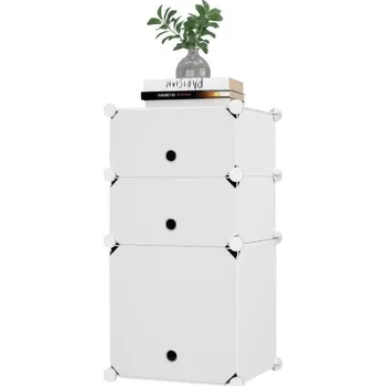 Noční stolek NOČNÍ STOLEK MODULÁRNÍ POLIČKA NA OBLEČENÍ KOSMETIKA VELKÁ 75 cm 3 MODULY