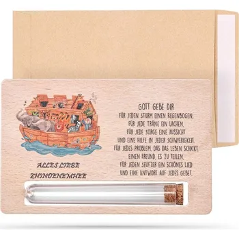 Party dekorace Peněžní dárek ke křtu, dárková karta ARK