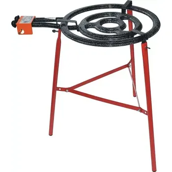 Vařič Hořák L50 Paella 50 cm tři okruhy a trubkový stojan s výztuhou