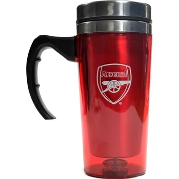 Termohrnek Arsenal FC Termohrnek Arsenal FC, červený, průsvitný plášť, nerez, 450 ml