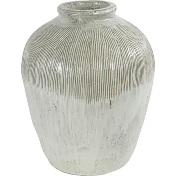 Váza Keramická váza pastelově zelená Gayle L, 37 cm