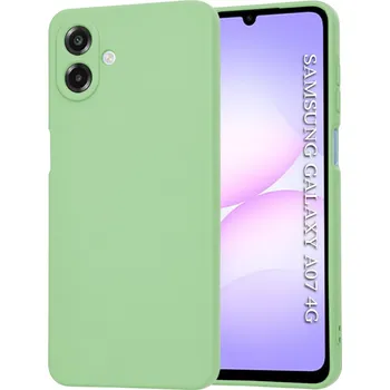 Pouzdro na mobilní telefon Techsuit - SoftFlex - Samsung Galaxy A07 4G - Mint Green