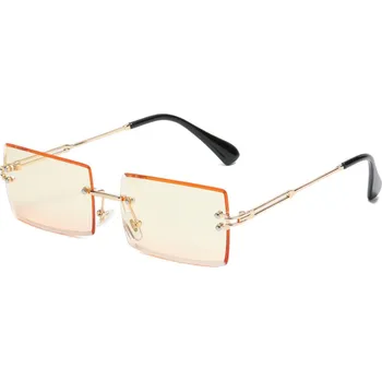 Sluneční brýle Techsuit - Sluneční brýle polarizované kovové (16031-C8) - UV ochrana - žluté