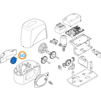 Pohon brány Came 119RIBZ005 pastorek pro pohony řady Came BX