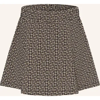 Oblečení a móda Balmain Dívčí Jerseyová Sukně, černá / béžová, 164