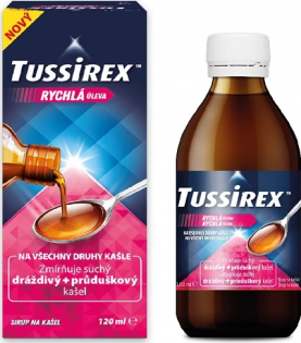Tussirex sirup na kašel 120ml
