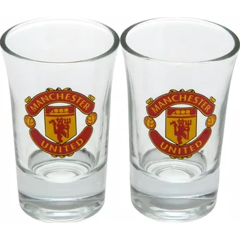 Sklenice MANCHESTER UNITED FC Sklenička na panáky Manchester United FC, 50 ml, sada 2 ks