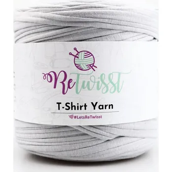 Příze špagáty ReTwisst šedostříbrná