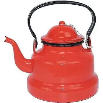 Konvička na mléko Smaltovaný čajník 2 l červený