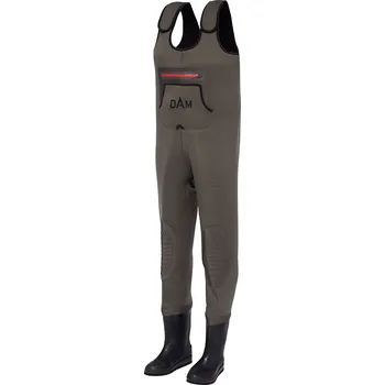 Prsačky Dam Brodící Kalhoty Break Point Neoprene Wader Bootfoot Felt Grey Bl - XL 44-45