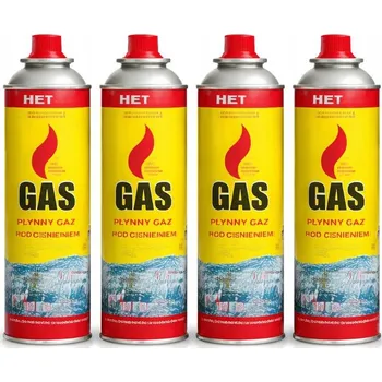 Plynová kartuše Plynové kartuše Alpen Camping plyn x4 do vařiče