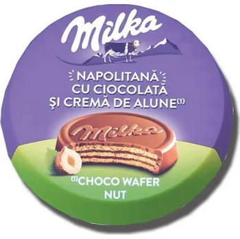 Milka choco wafer HAZELNUT 30g cena za kartonové balení (Kartonové balení : 30 ks)
