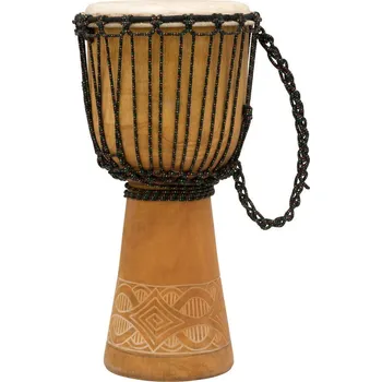 Terre Beginner Carved 50 cm Natural/Carved 9" Djembe (Jako nové)