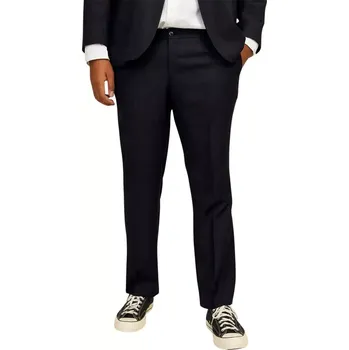 Velké pánské elegantní kalhoty Jack & Jones 12263989 černé (72R)