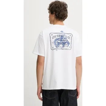 Pánské tričko Bavlněné tričko Levi's VINTAGE FIT GRAPHIC 87373.0417 bílá 00X, vel. M