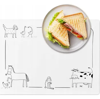 Stolní podložka PODLOŽKA NA STŮL OCHRANNÁ PODLOŽKA OBDÉLNÍKOVÁ DEKORATIVNÍ DO JÍDELNY KUCHYNĚ