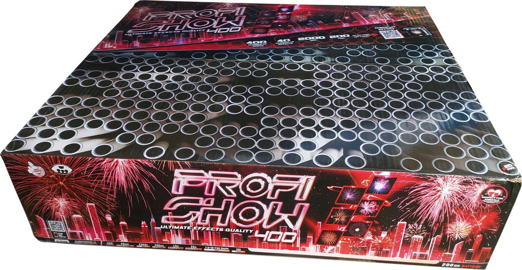 Ohňostroj PROFI SHOW MULTI SHAPE 400 ran 20mm