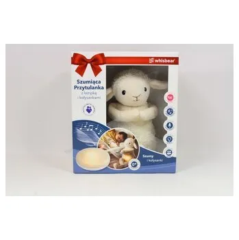 Hračka pro nejmenší WHISBEAR Szumiąca owieczka Lumi z lampką i kołysankami CRYsensor